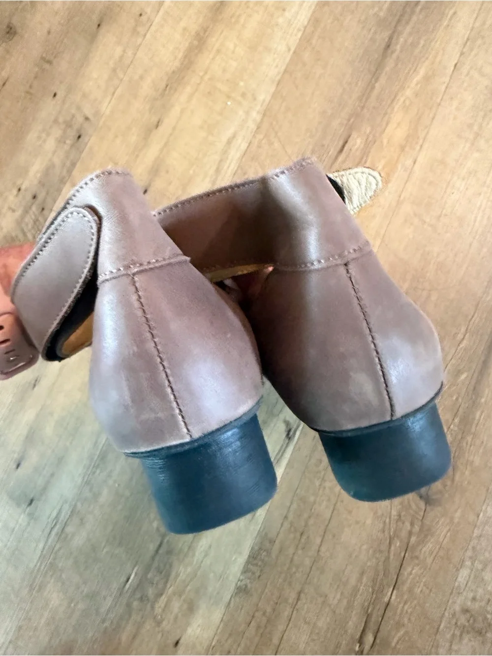 Loints of Holland Sydney Leather Mary Jane Shoes | Brown